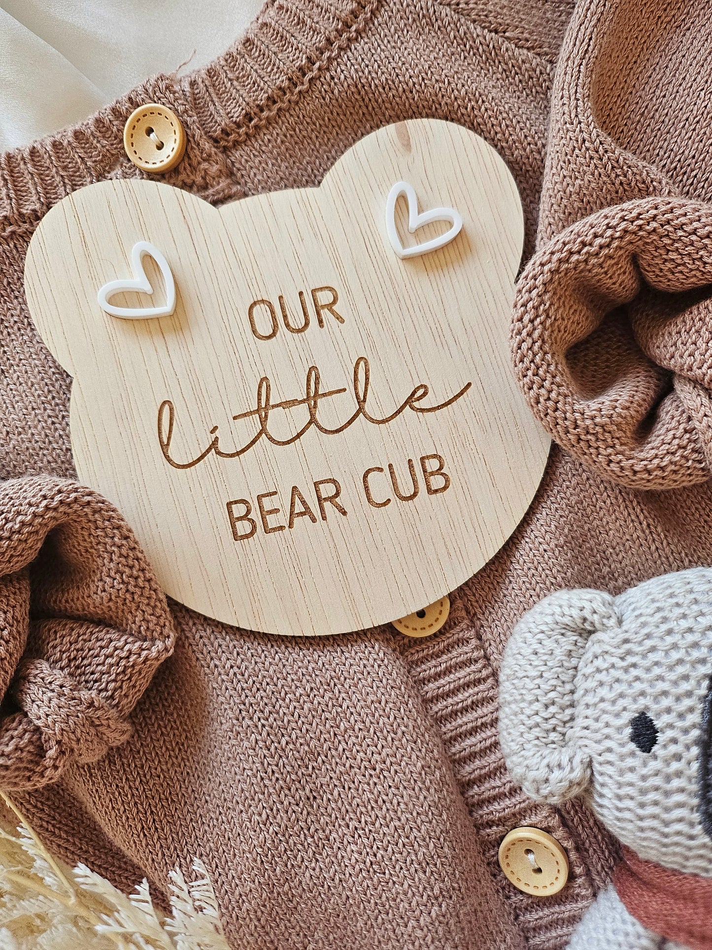 TEDDY- OUR LITTLE BEAR CUB PLAQUE