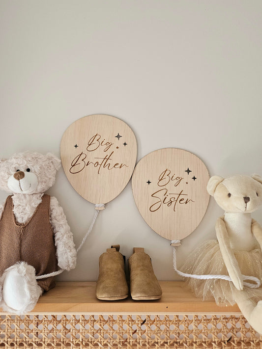 BIG BROTHER/SISTER ANNOUNCEMENT PLAQUE