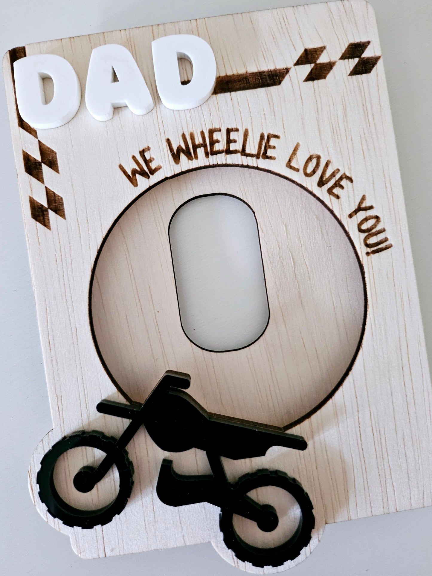 DADDY- PHOTO MAGNET BIKE