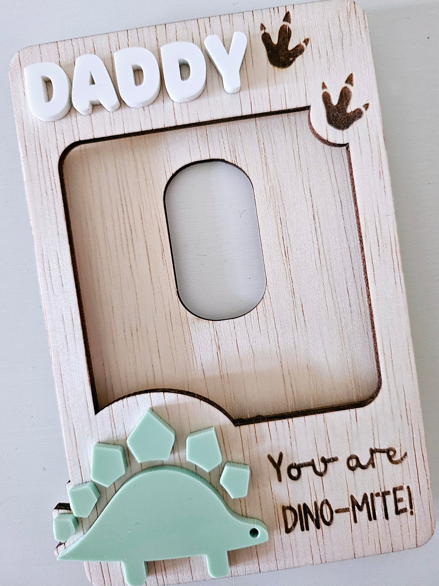 DADDY- PHOTO MAGNET DINO