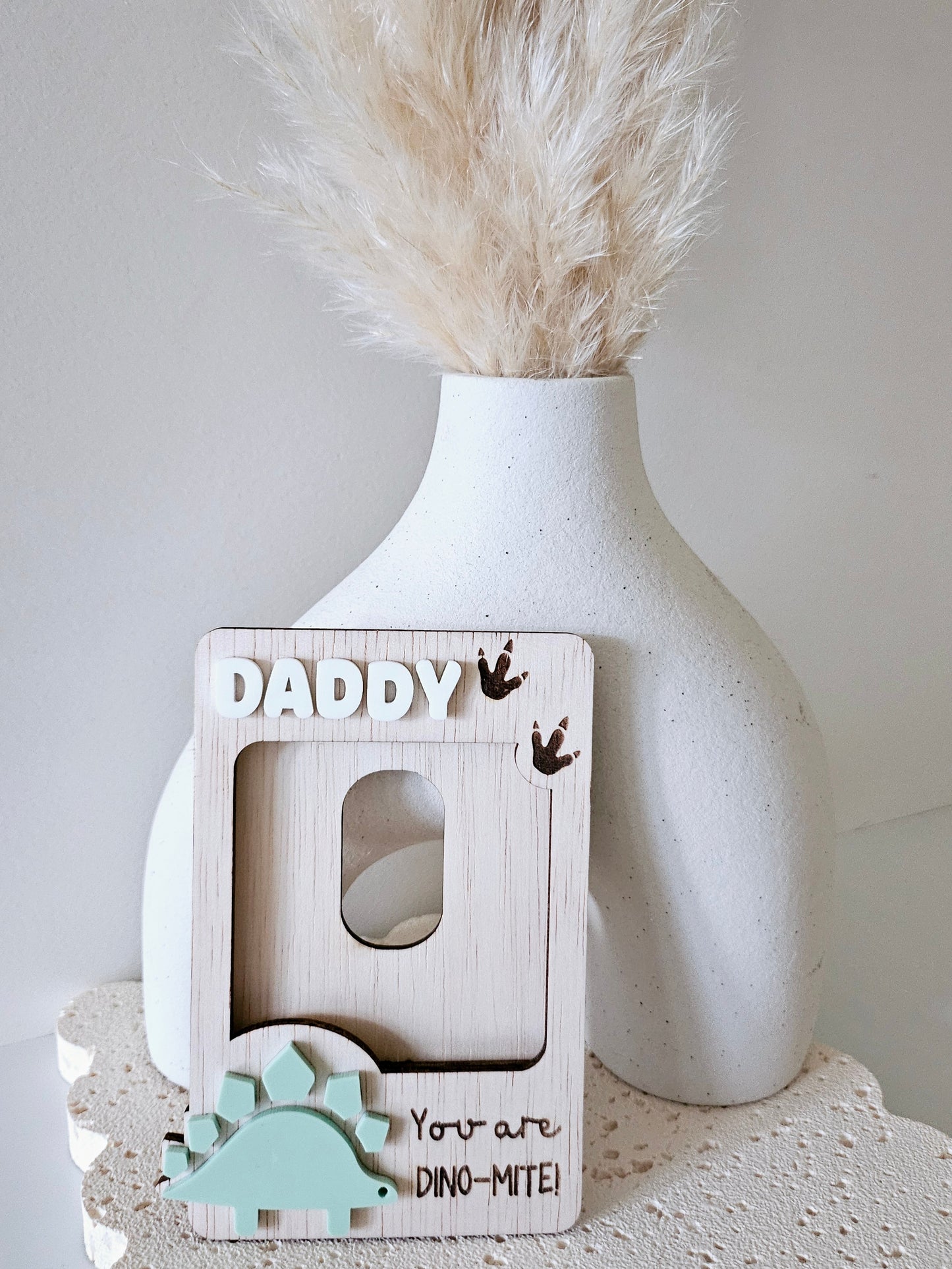 DADDY- PHOTO MAGNET DINO