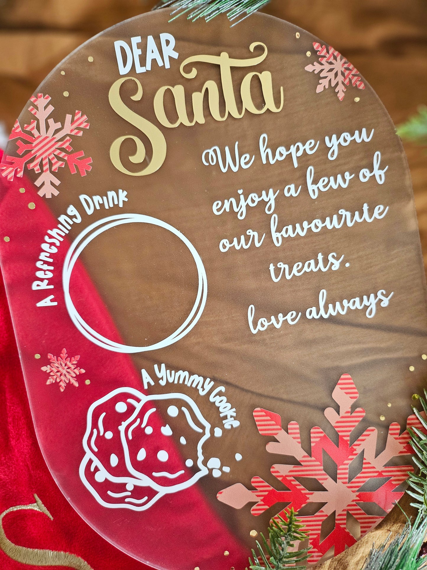 SANTA'S PERSONALISED TREAT BOARD