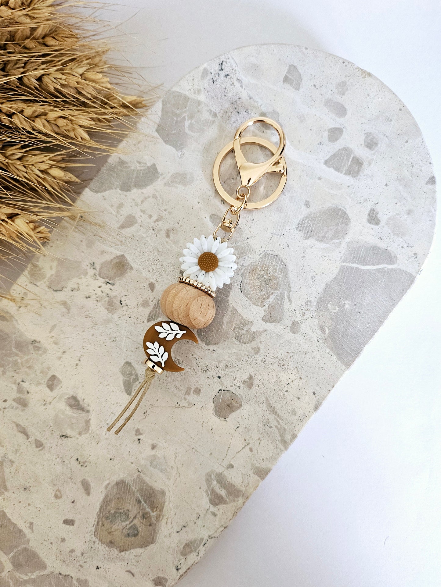 KEYRING- BOHO MOON