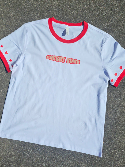 CHERRY BOMB- OVERSIZED TEE