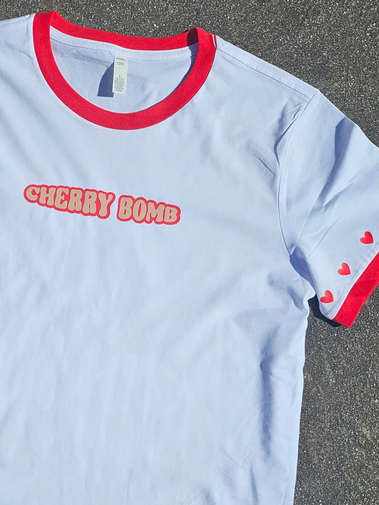 CHERRY BOMB- OVERSIZED TEE