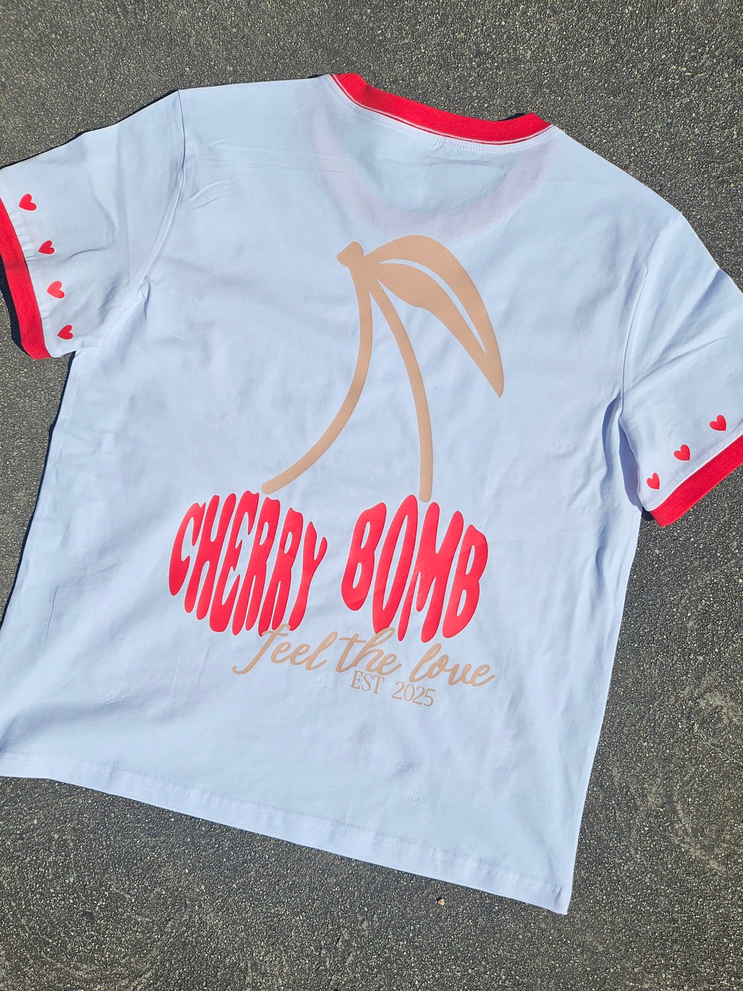 CHERRY BOMB- OVERSIZED TEE