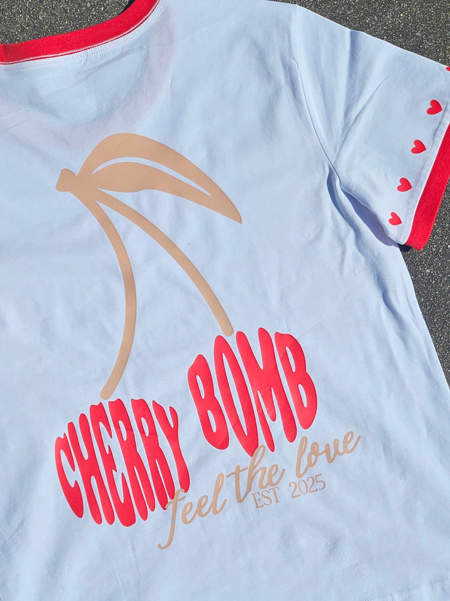 CHERRY BOMB- OVERSIZED TEE