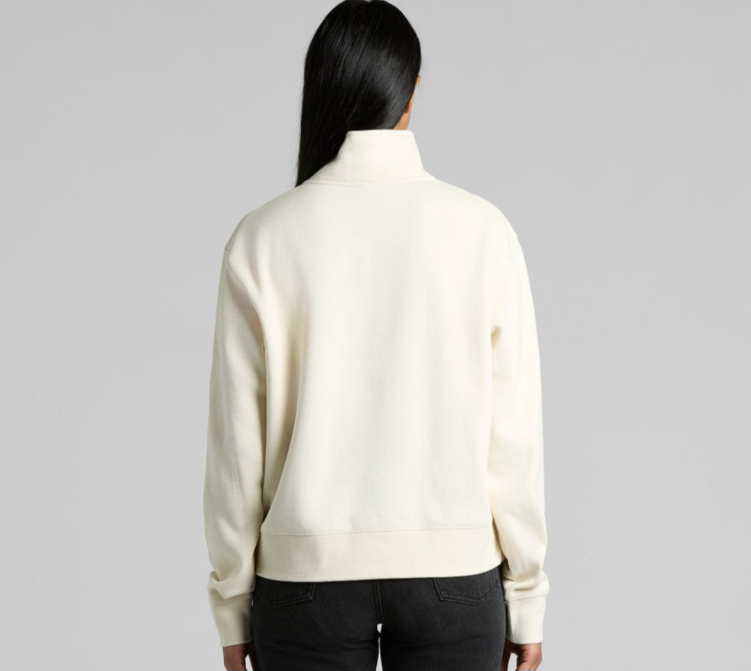 AS COLOURS- HALF ZIP, WITH LOGO DESIGN/ QUANTITY OF 5