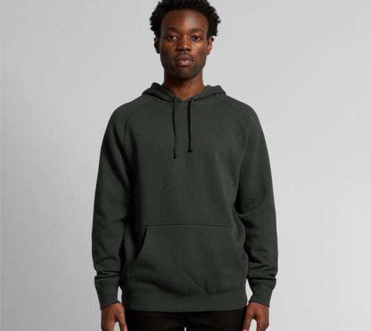 AS COLOURS- MEN'S HOODIE & LOGO DESIGN/ QUANTITY OF 10