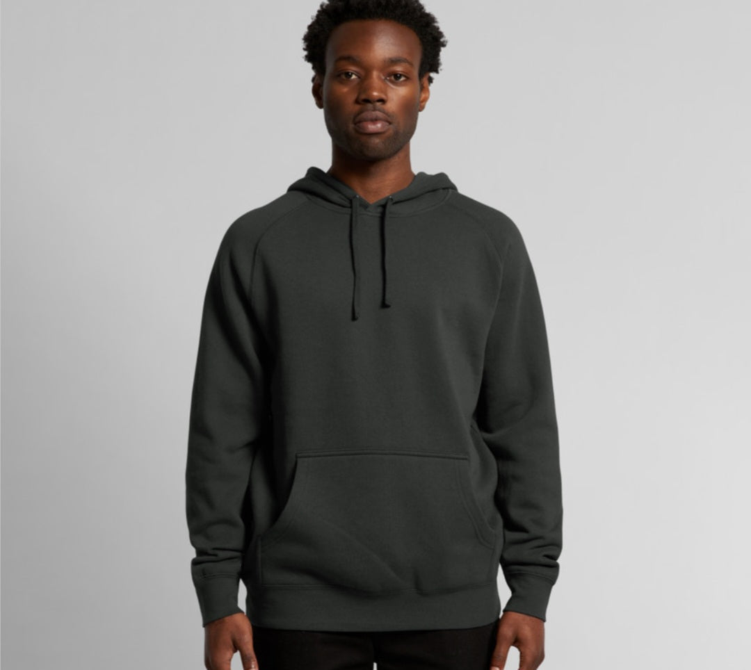 AS COLOURS- MEN'S HOODIE & LOGO DESIGN/ QUANTITY OF 5