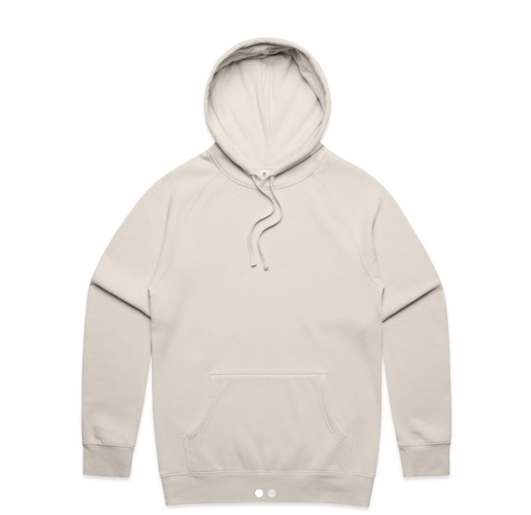 AS COLOURS- MEN'S HOODIE & LOGO DESIGN/ QUANTITY OF 10