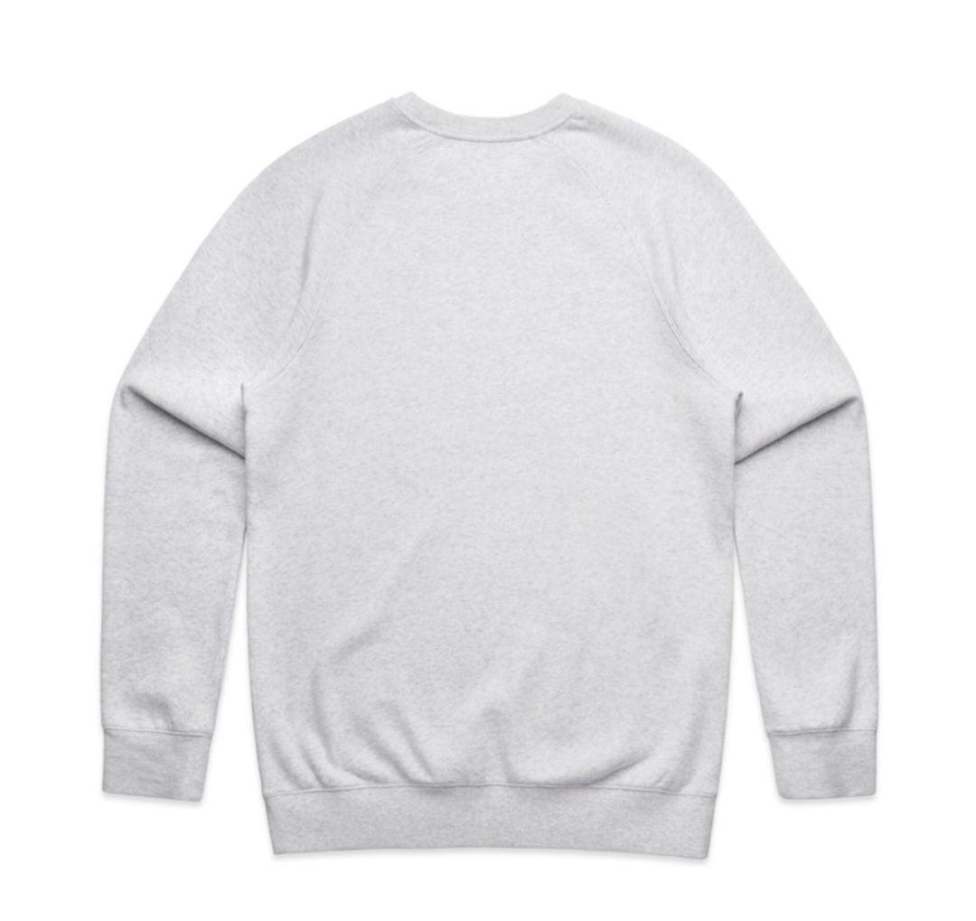 AS COLOURS- MEN'S CREW & LOGO DESIGN/ QUANTITY OF 10