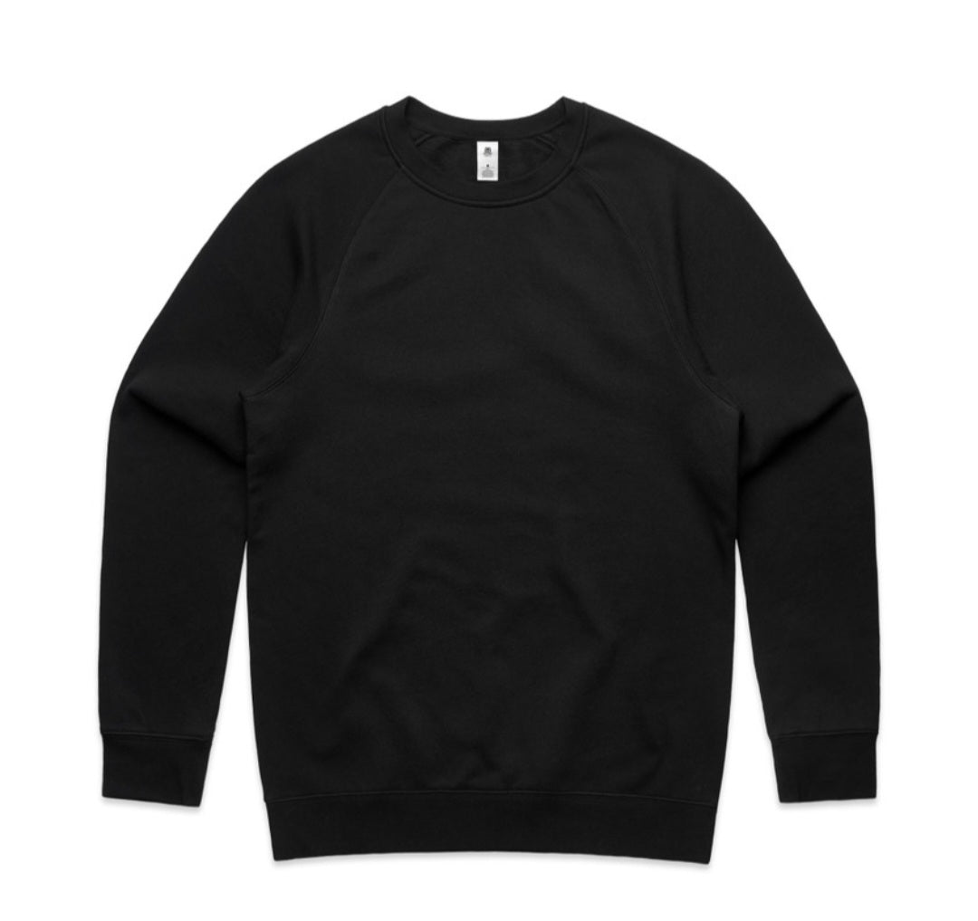 AS COLOURS- MEN'S CREW & LOGO DESIGN/ SINGLE CREW