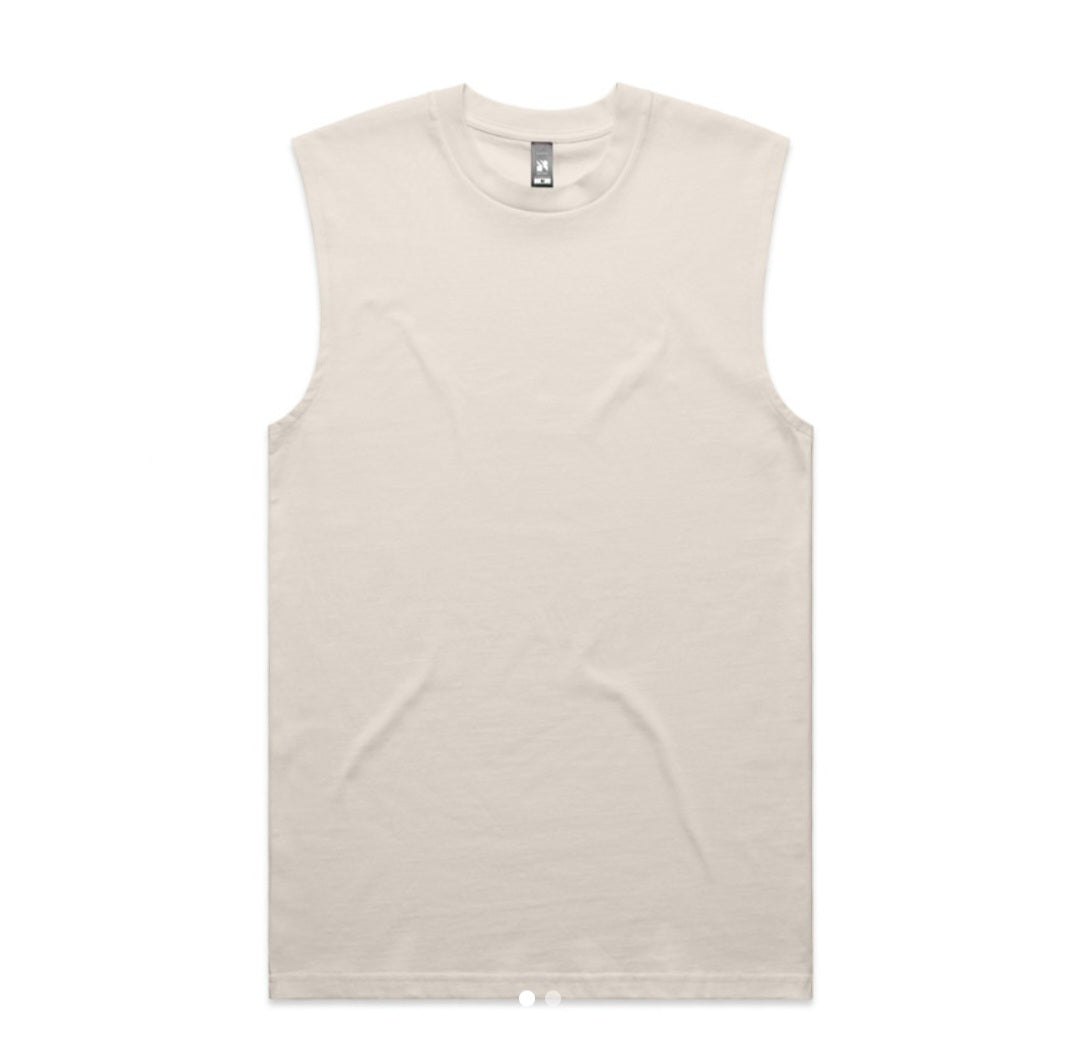 AS COLOURS- CLASSIC TANK & LOGO DESIGN/ QTY 1