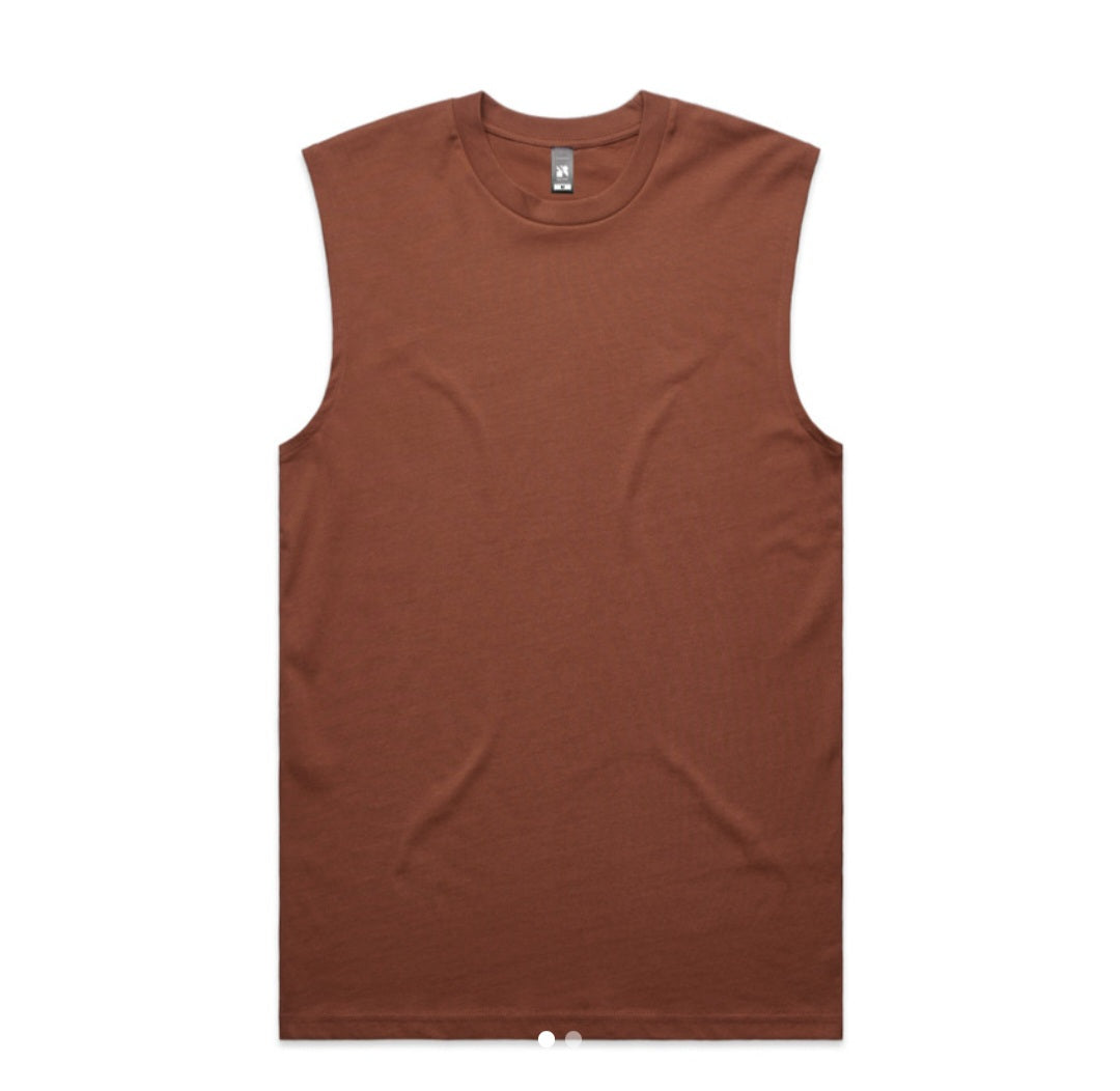 AS COLOURS- CLASSIC TANK & LOGO DESIGN/ QTY 1