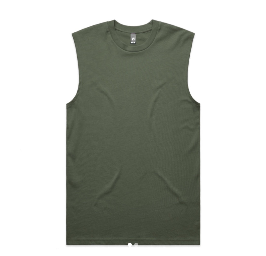 AS COLOURS- CLASSIC TANK & LOGO DESIGN/ QTY 1