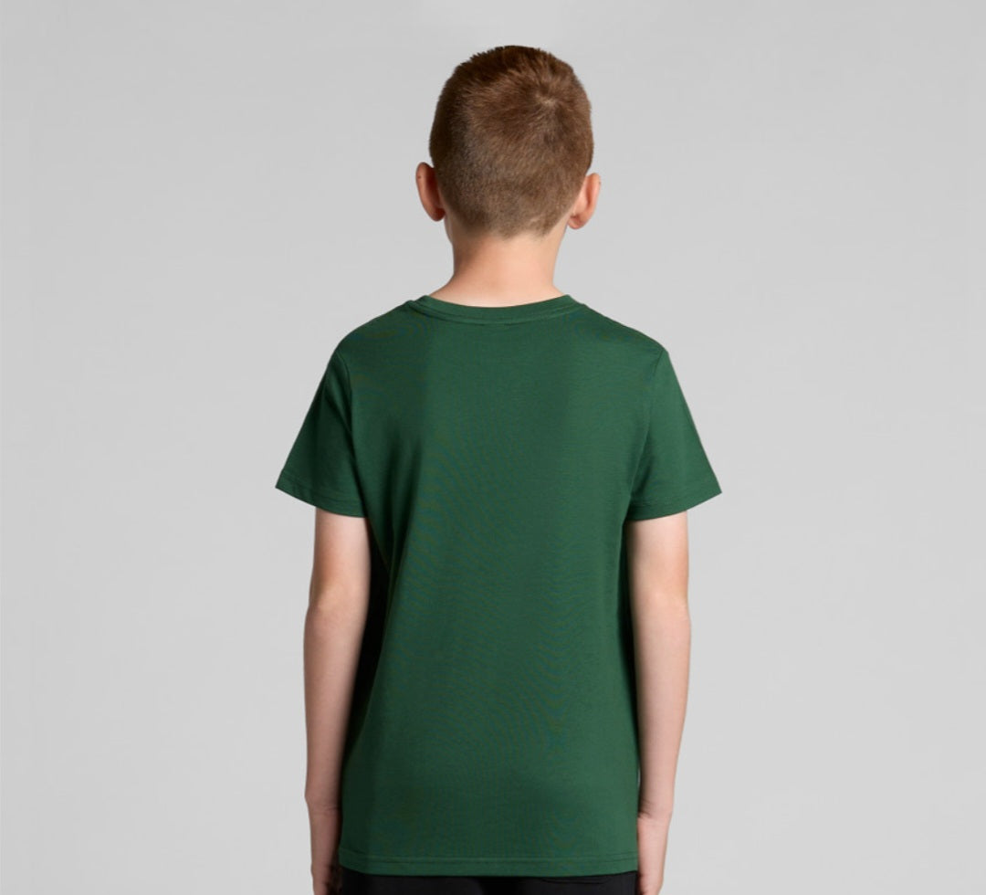 AS COLOURS- KIDS STAPLE TEE & LOGO DESIGN/ QTY 1
