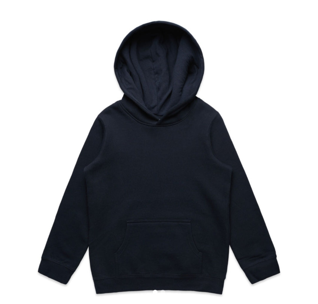 AS COLOURS- KIDS SUPPLY HOOD & LOGO DESIGN/ QTY OF 10