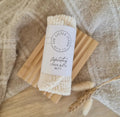 EXFOLIATING LINEN MITT- The Little Oasis Bath Co