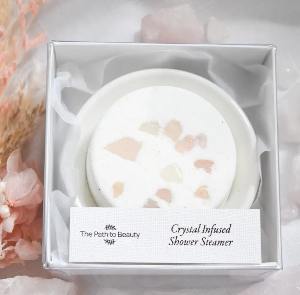 CRYSTAL INFUSED SHOWER STEAMER- The Path To Beauty