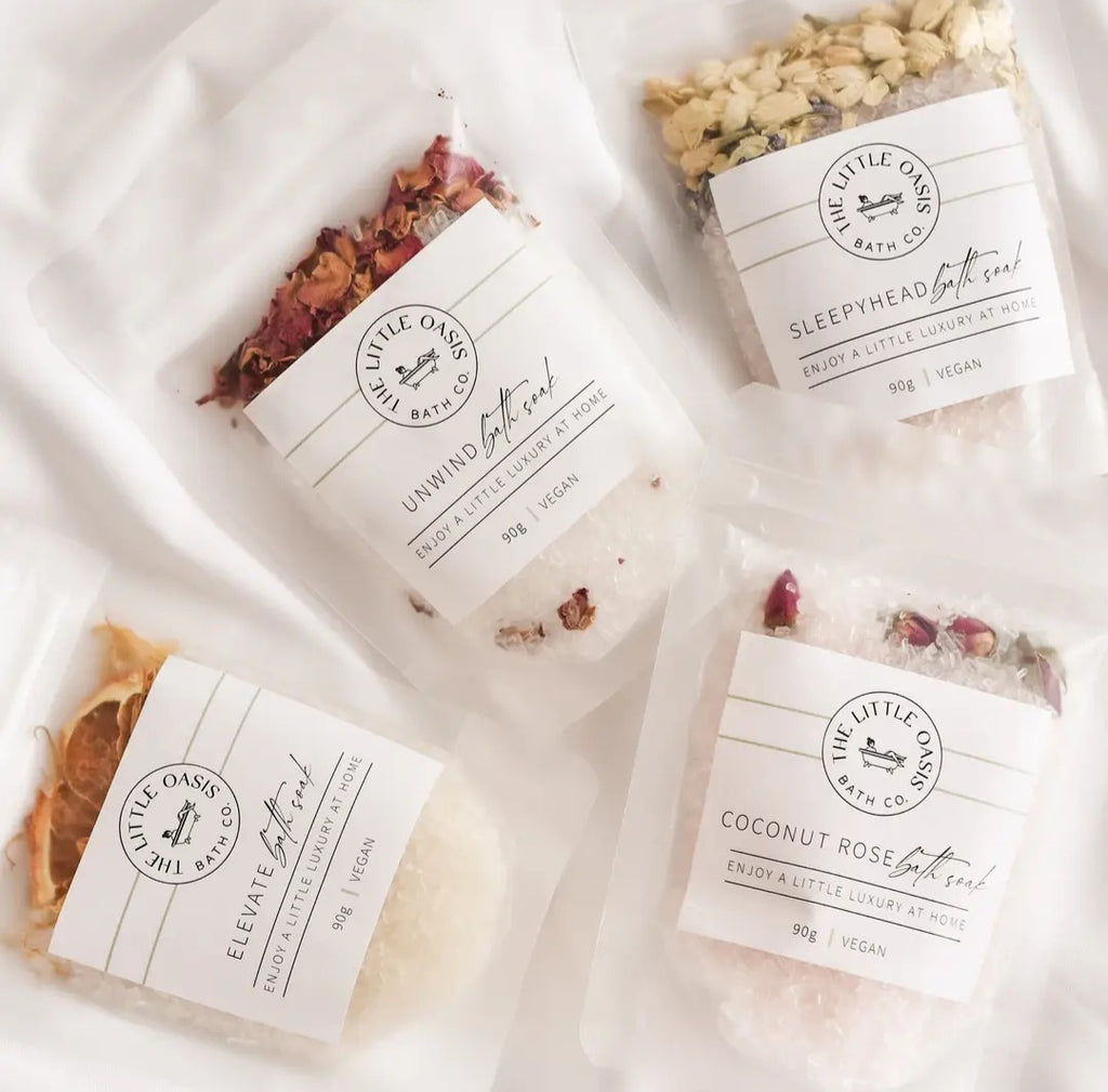 MAGNESIUM BATH SOAK MINI 90g- The Little Oasis Bath Co