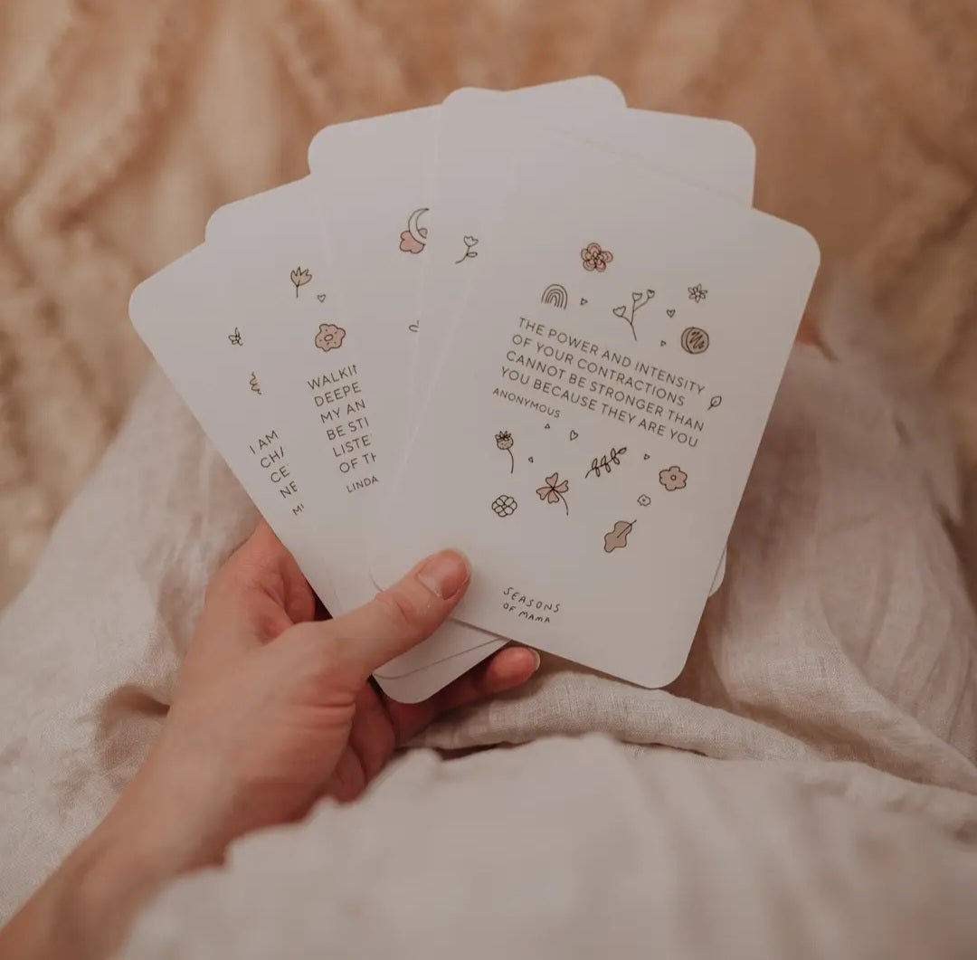 PREGNANCY & BIRTH AFFIRMATION CARDS - SEASONS OF MAMA