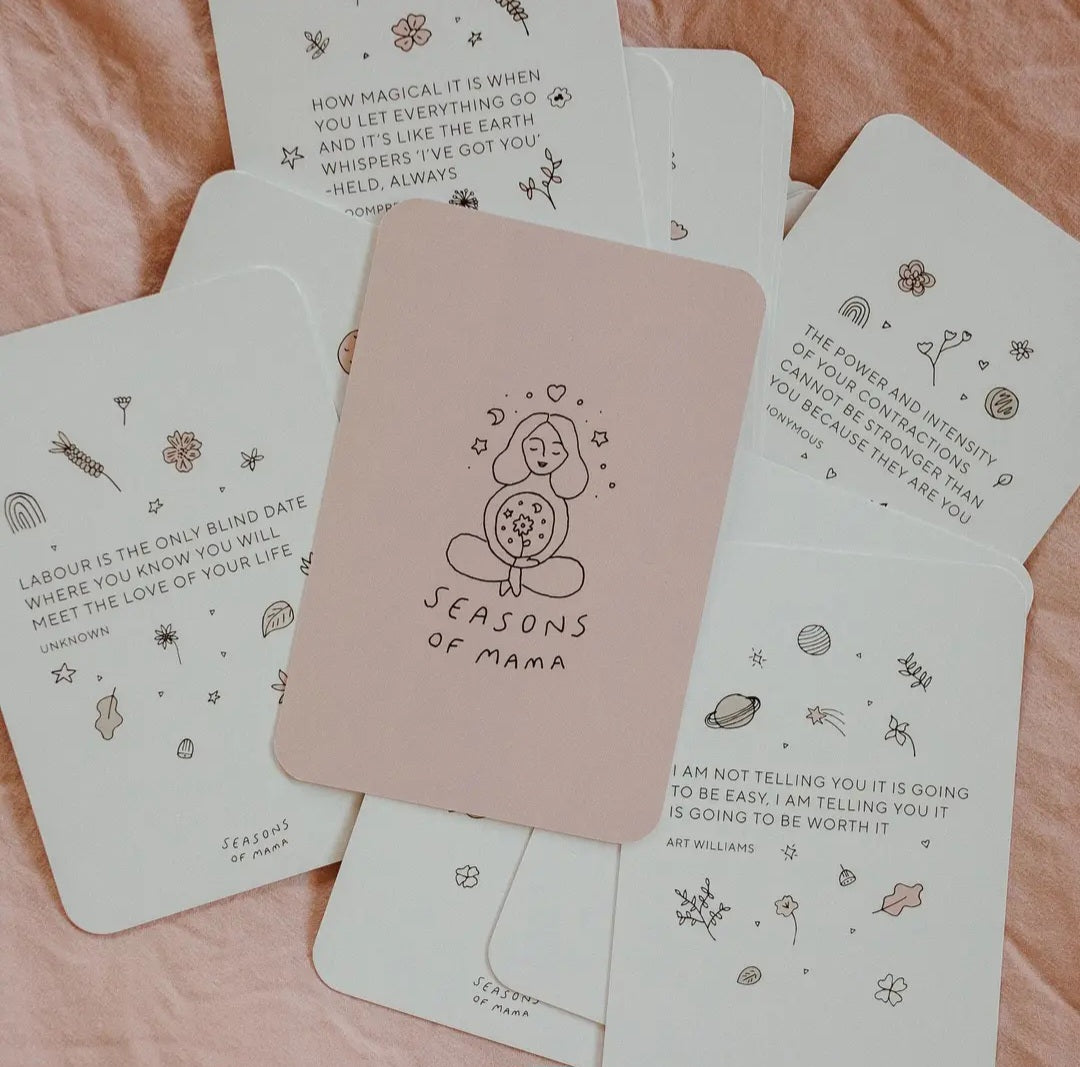 PREGNANCY & BIRTH AFFIRMATION CARDS - SEASONS OF MAMA