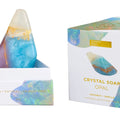 OPAL CRYSTAL SOAP- WITH HIDDEN GEMSTOME
