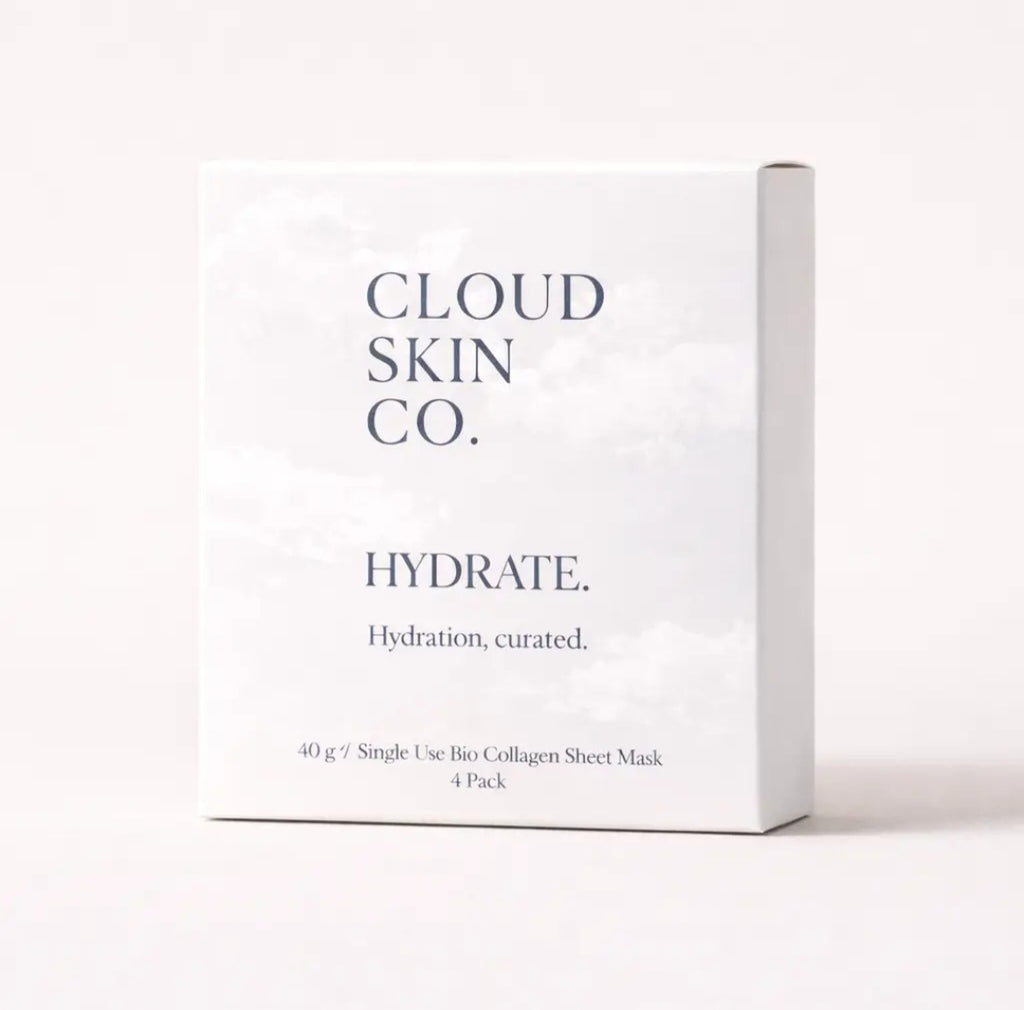 CLOUD SKIN CO- BIO-COLLAGEN HYDROGEL FACE MASK (4 PACK)