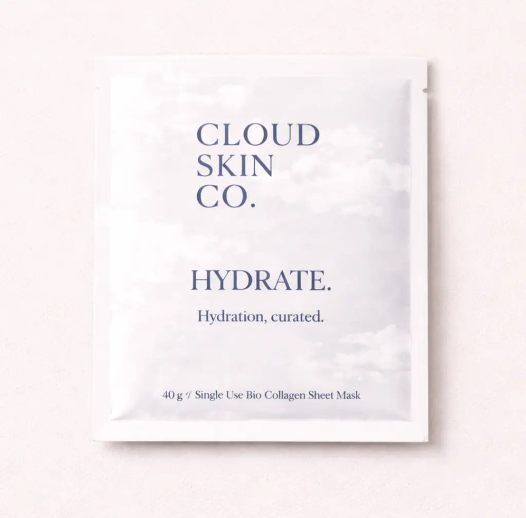 CLOUD SKIN CO- BIO-COLLAGEN HYDROGEL FACE MASK (SINGLE)