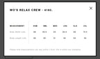 WOMENS RELAXED CREW- AS COLOURS