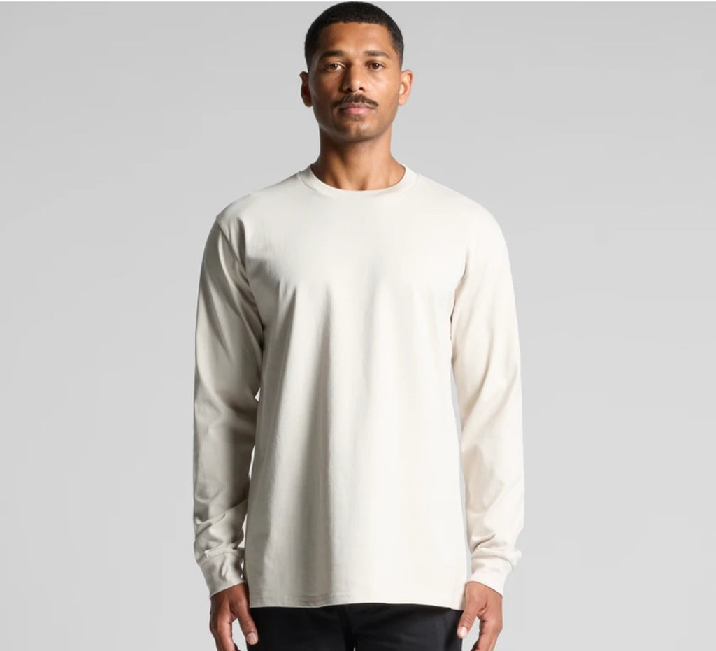 MENS CLASSIC CUFFED L/S TEE- AS COLOURS