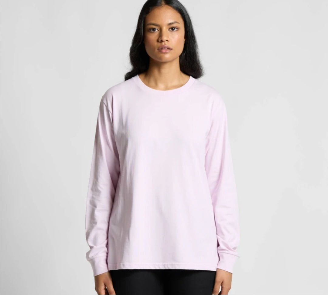 WOMENS L/S TEE- AS COLOURS