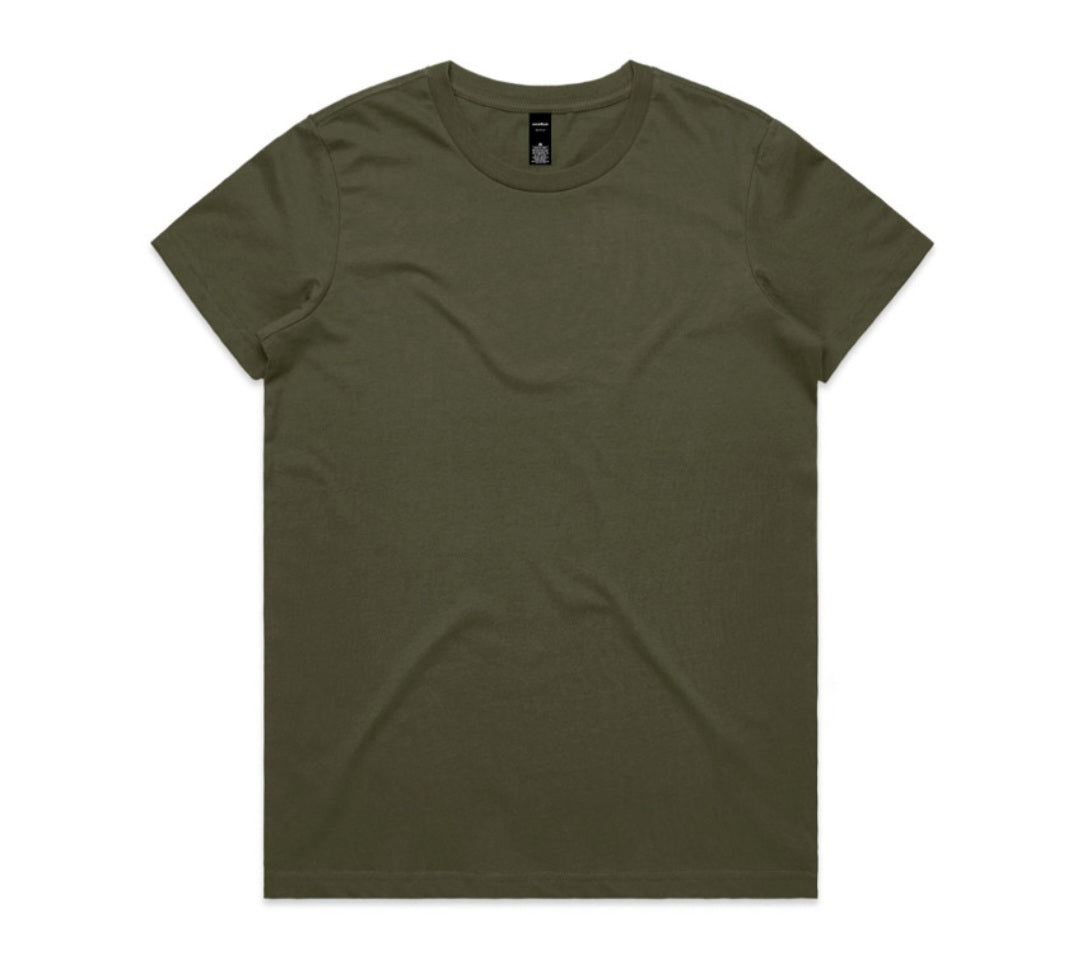 WOMENS CLASSIC TEE- AS COLOURS