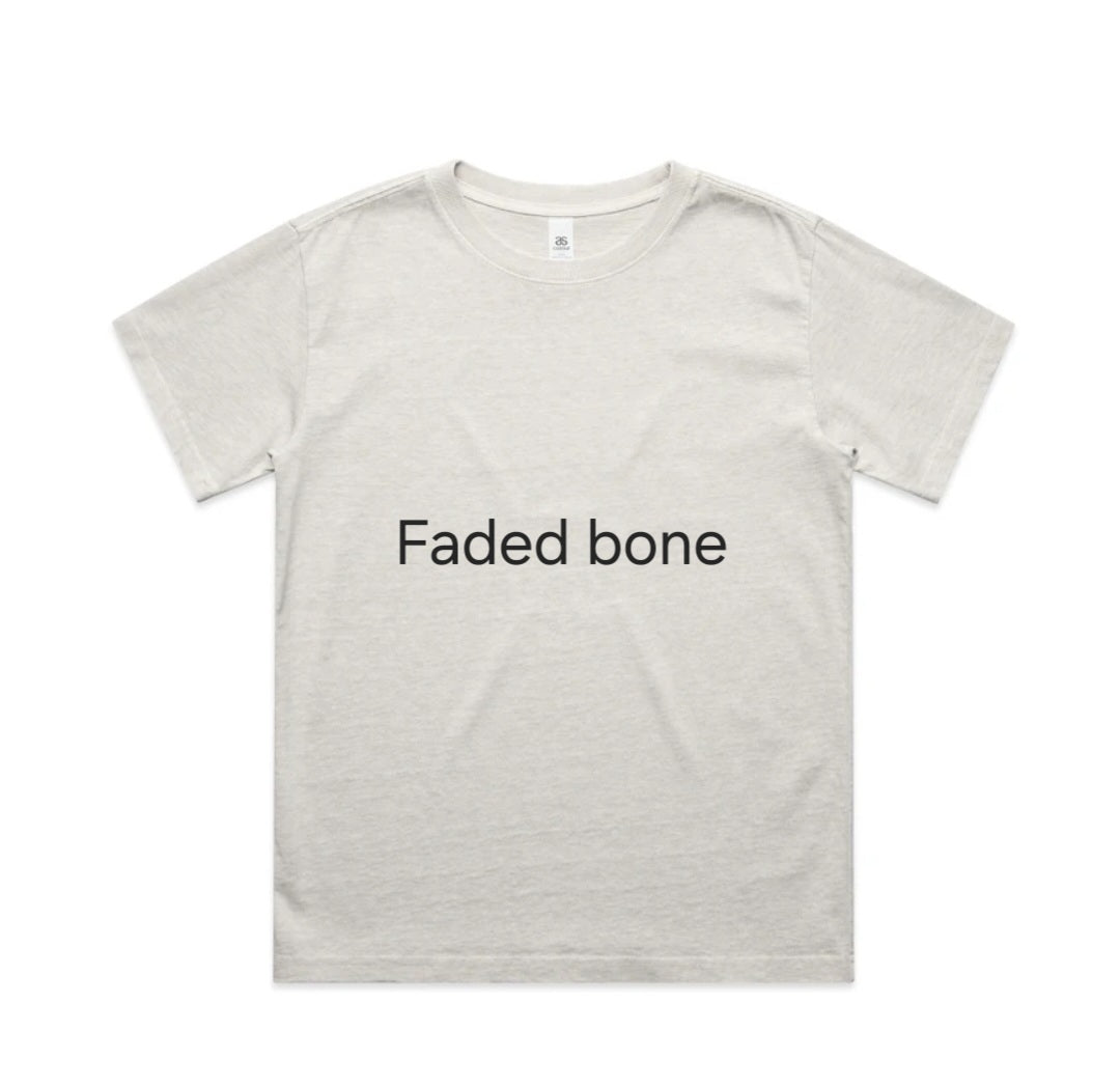 KIDS RELAXED FADED TEE- AS COLOURS