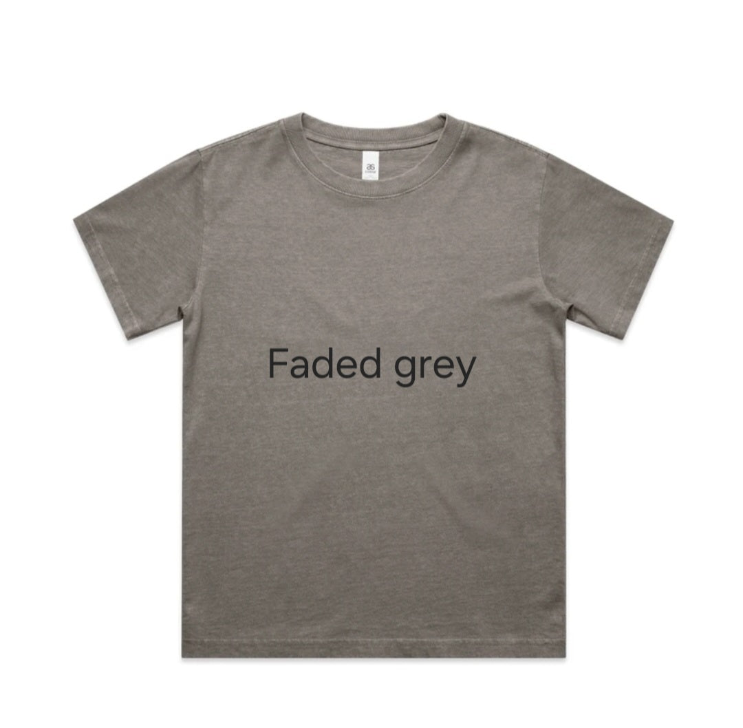 KIDS RELAXED FADED TEE- AS COLOURS