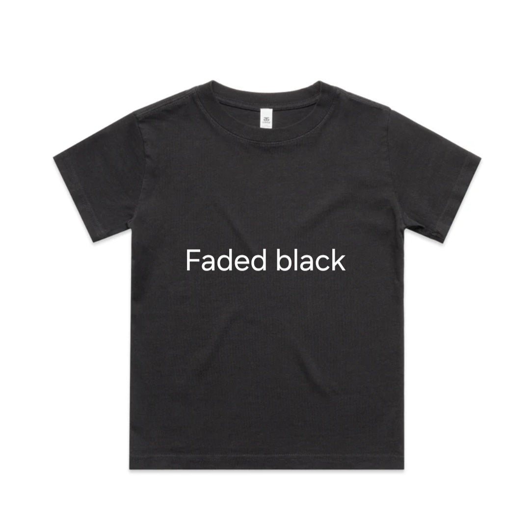 KIDS RELAXED FADED TEE- AS COLOURS