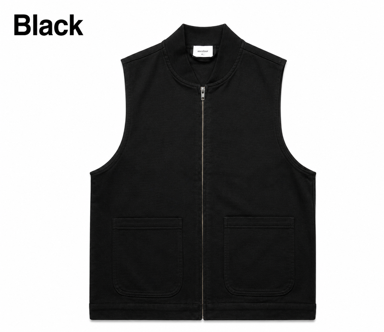 WOMANS CANVAS HEAVY VEST- AS COLOUR
