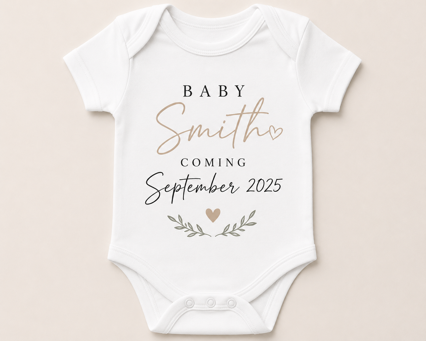 PERSONALISED BABY ONESIE