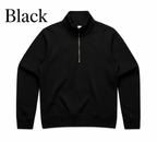 WOMENS HALF ZIP CREW- AS COLOURS