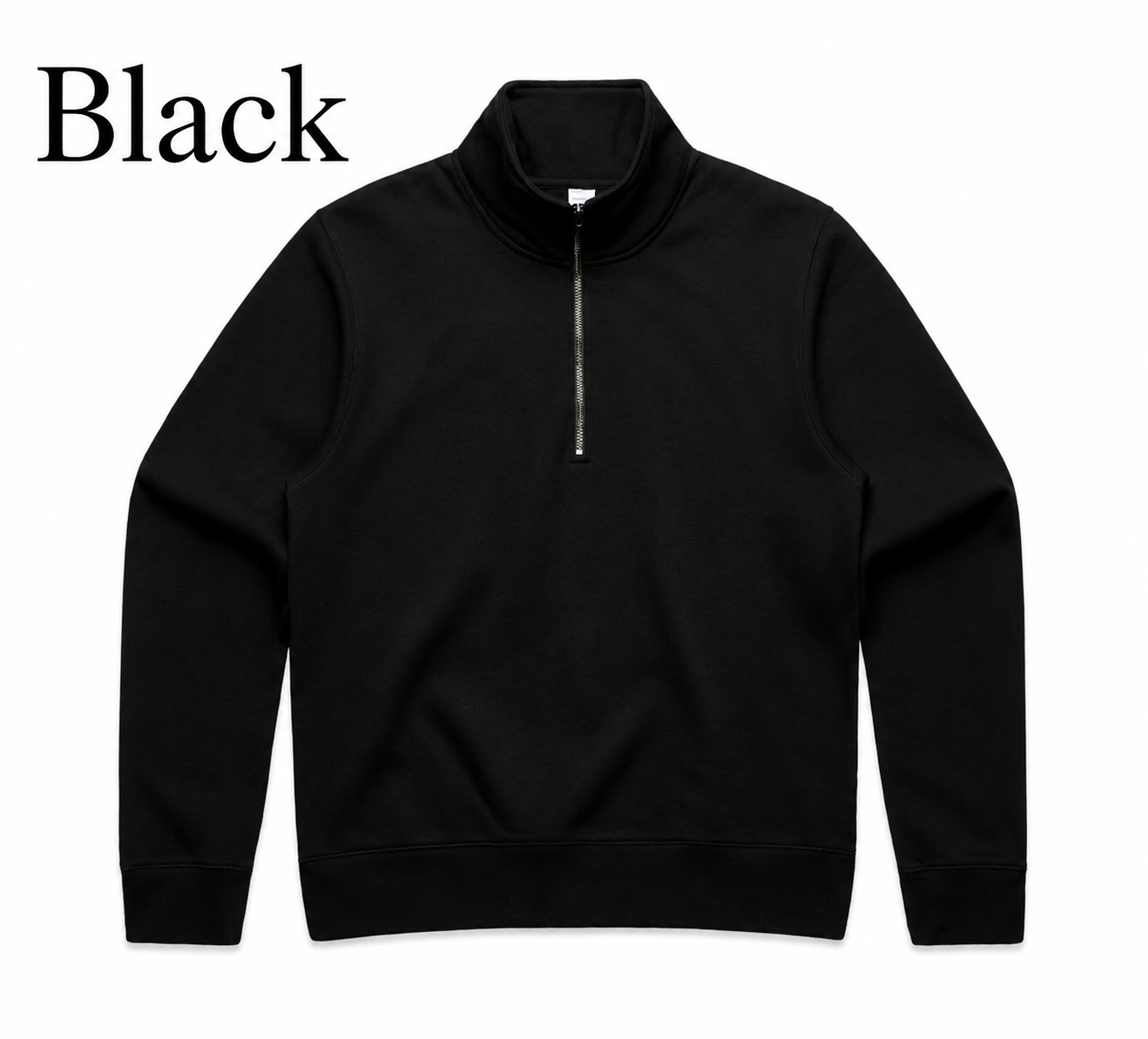 WOMENS HALF ZIP CREW- AS COLOURS