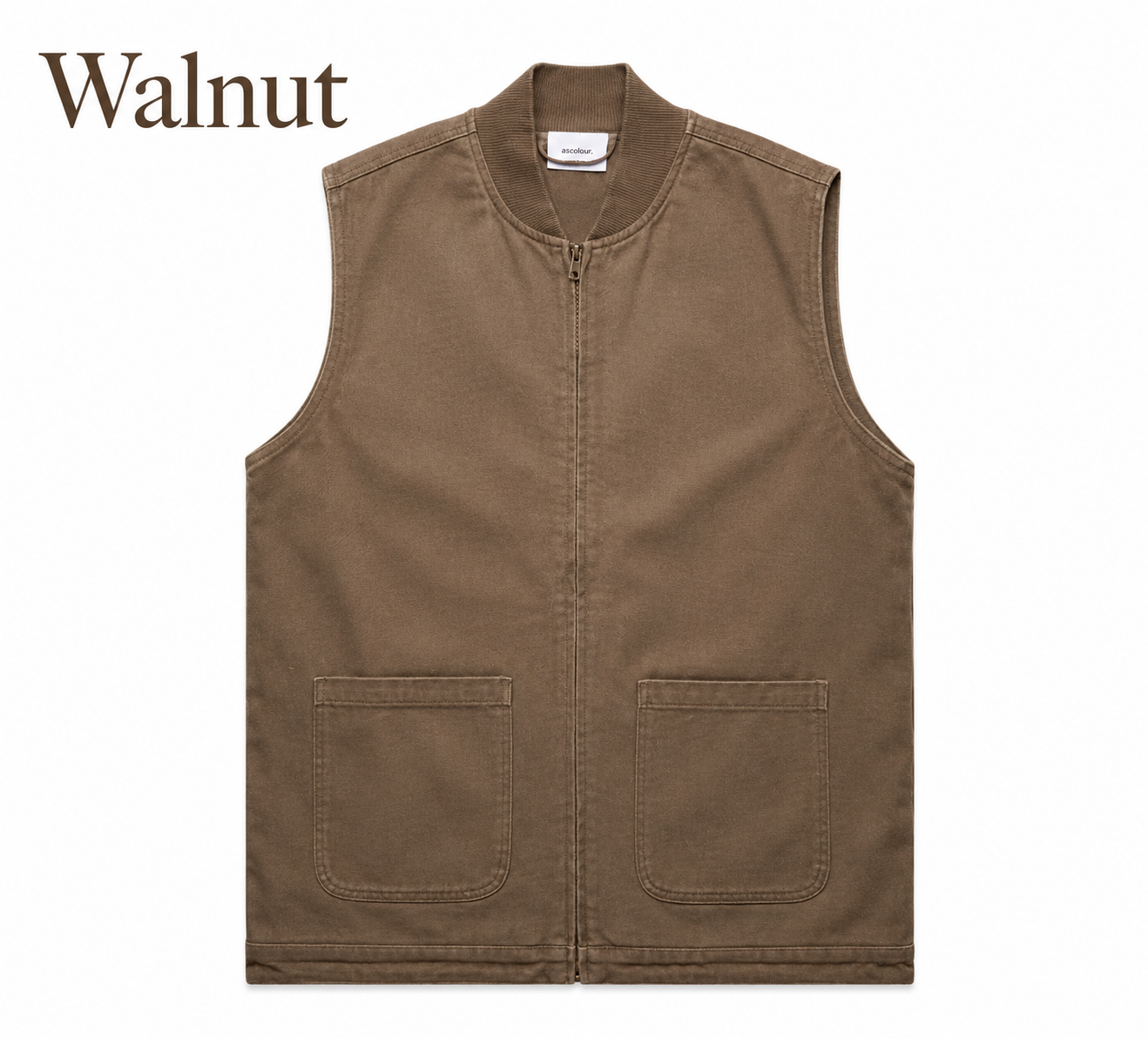 MEN'S HEAVY CANVAS VEST- AS COLOURS