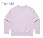 WOMENS RELAXED CREW- AS COLOURS