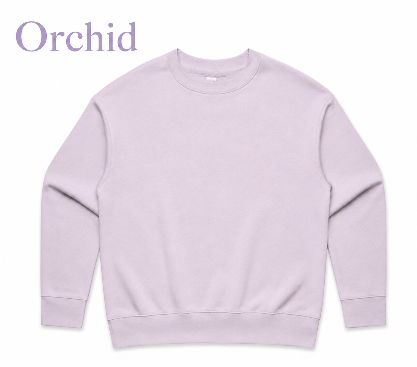 WOMENS RELAXED CREW- AS COLOURS
