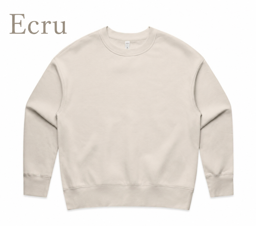 WOMENS RELAXED CREW- AS COLOURS