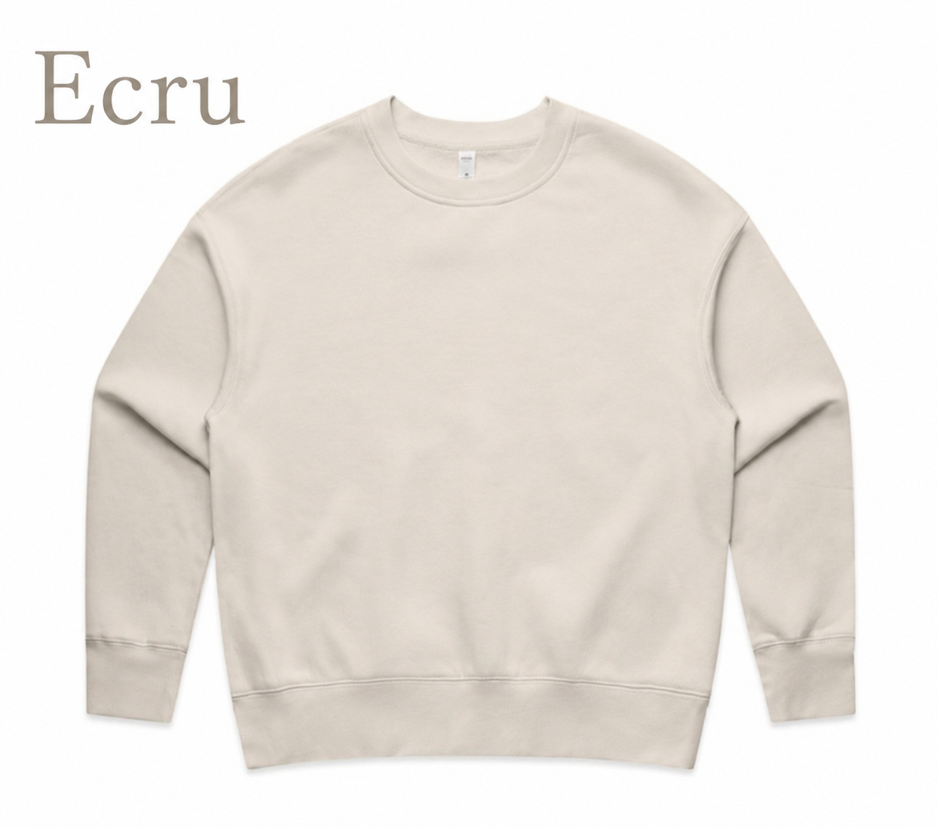 WOMENS RELAXED CREW- AS COLOURS