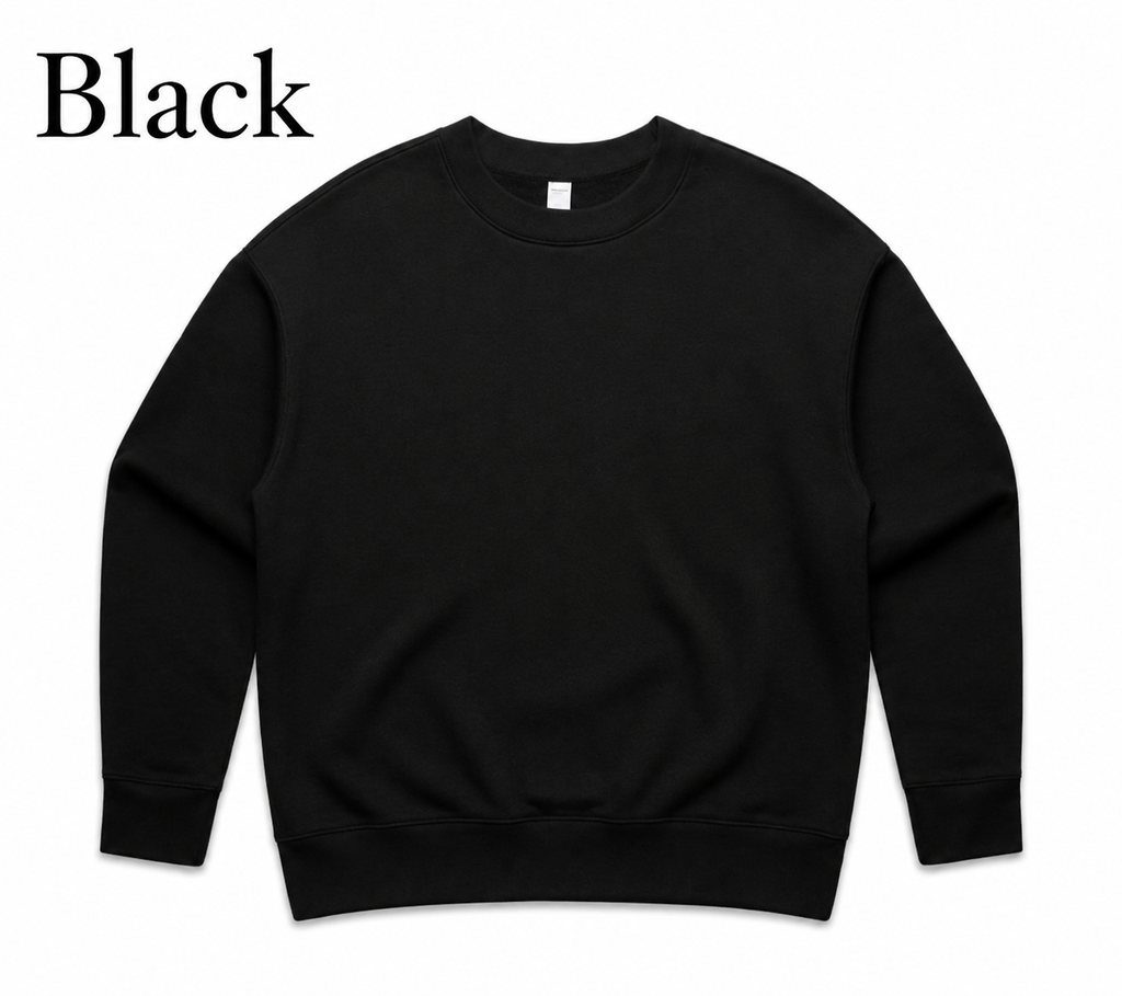 WOMENS RELAXED CREW- AS COLOURS