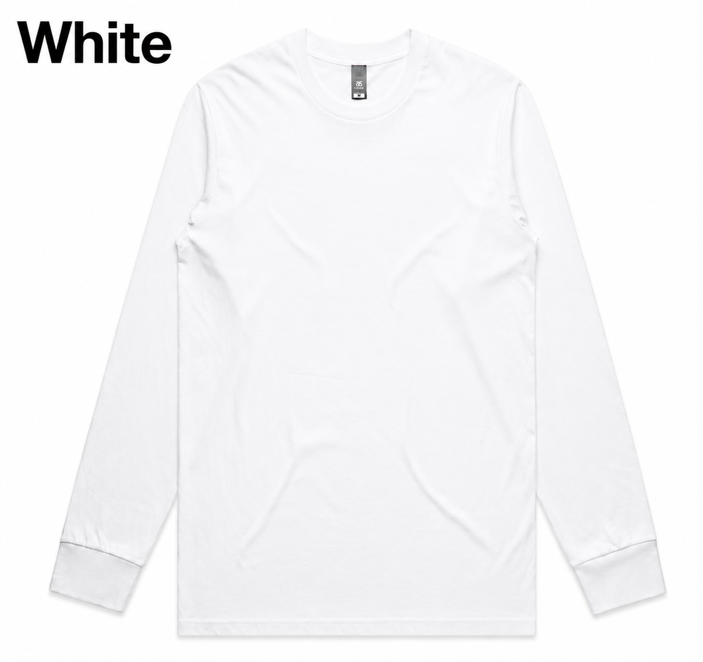 MENS CLASSIC CUFFED L/S TEE- AS COLOURS