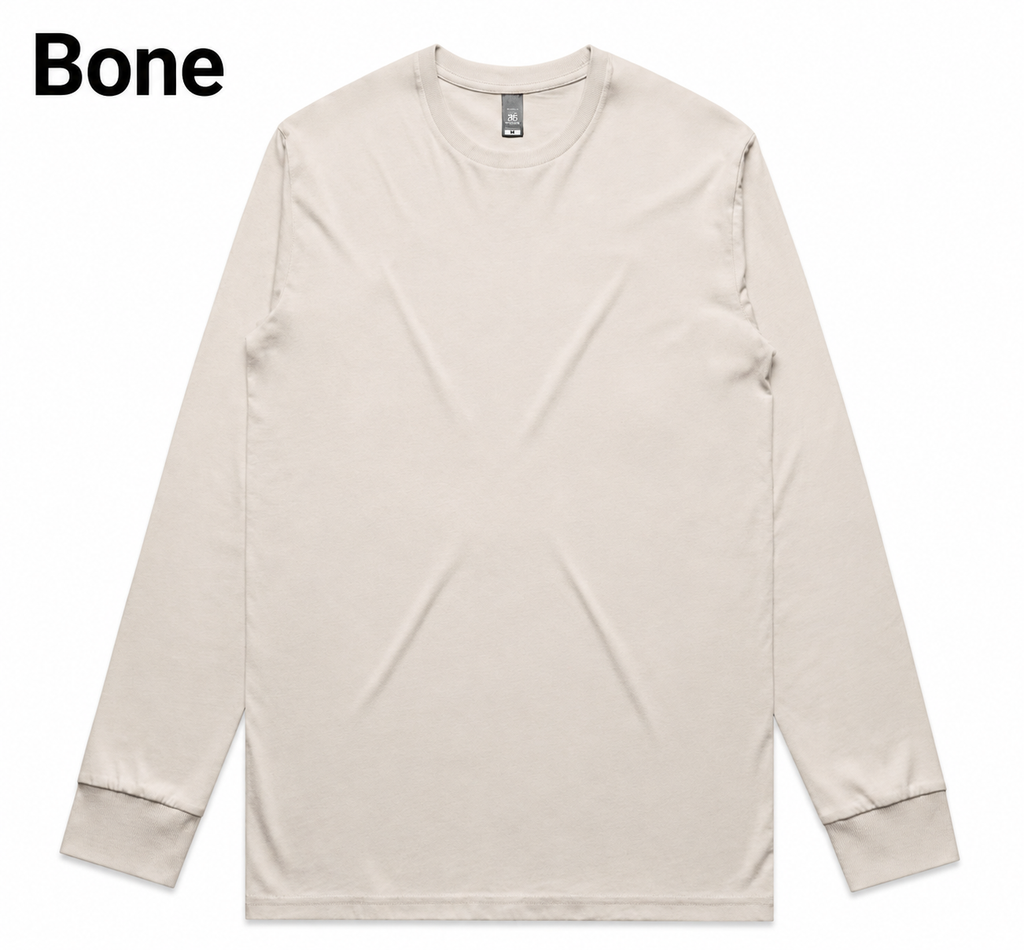 MENS CLASSIC CUFFED L/S TEE- AS COLOURS