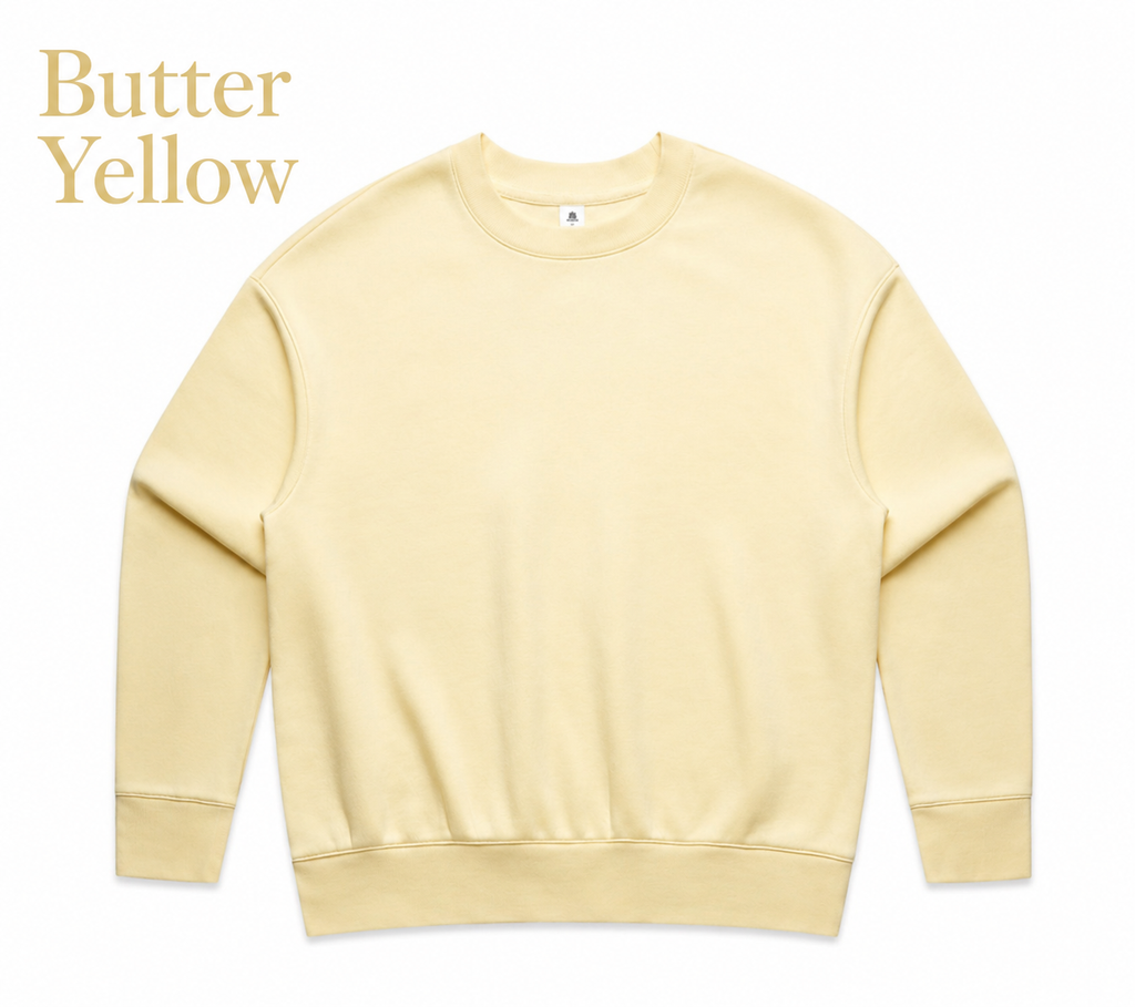 WOMENS RELAXED CREW- AS COLOURS